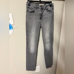 724 High-Rise Straight jeans By Levi’s Women 28x32 Grey Slim Straight Jeans